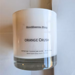 good scents shop libbey tumbler candle orange crush scent