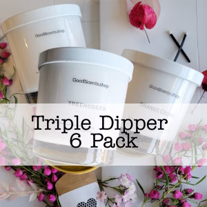 Good Scents shop triple dipper 6 pack candle sampler